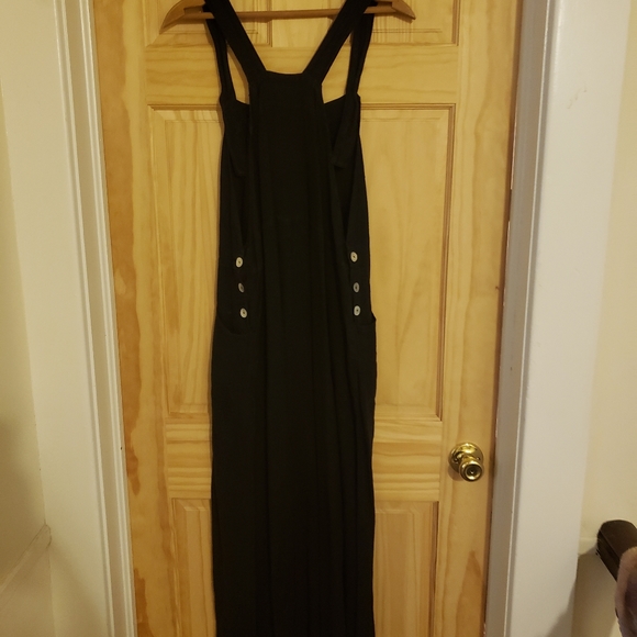 Focus Linen Overall Jumper Dress Made in USA Small - Picture 8 of 8